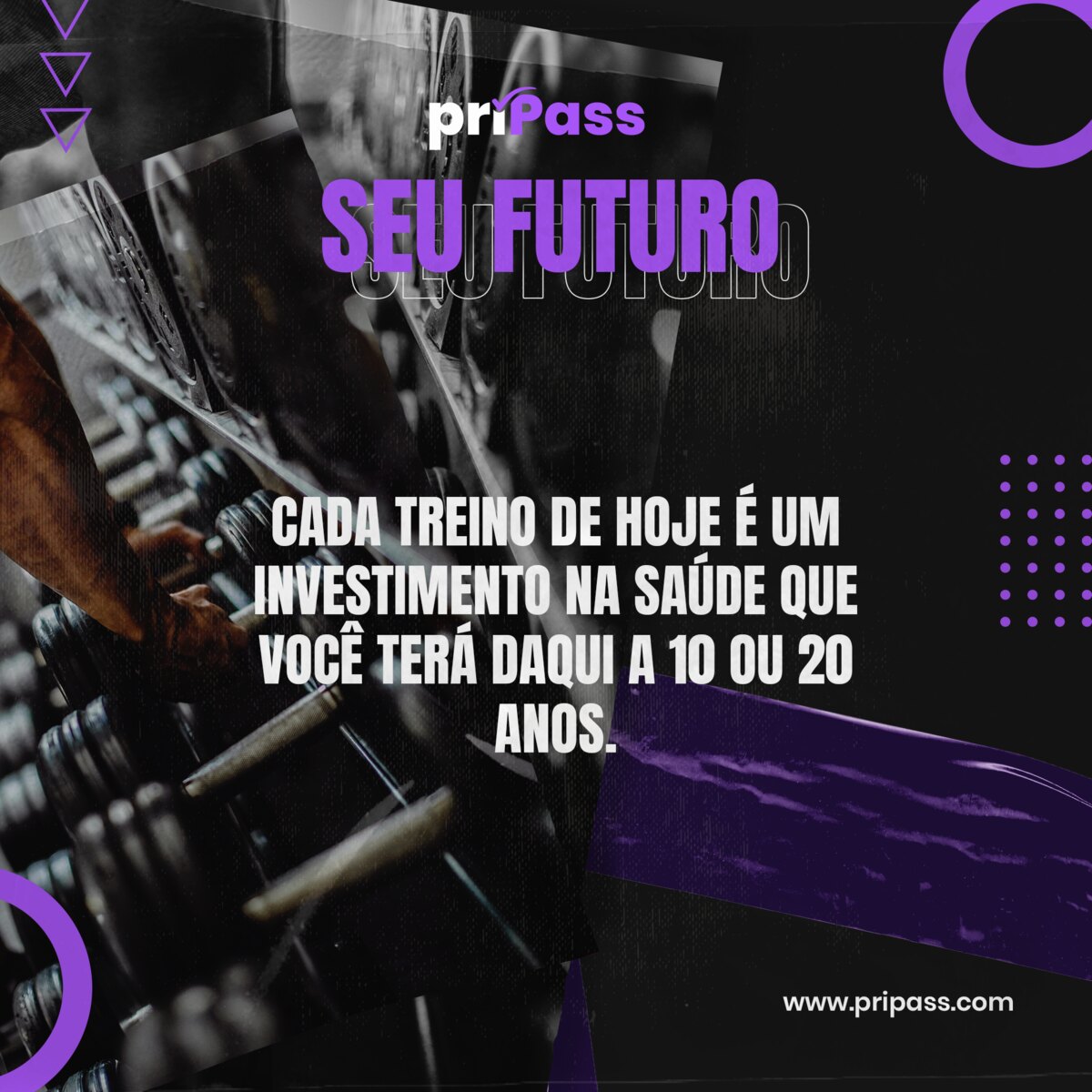 Seu futuro: cada treino de hoje é um investimento na saúde que você terá daqui a 20 anos